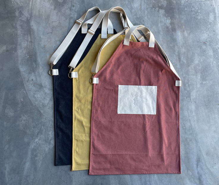 Cotton canvas apron