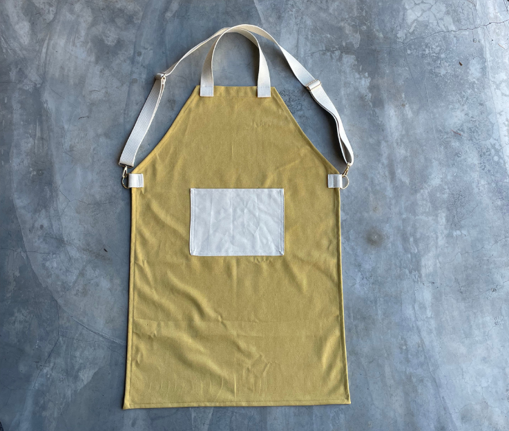 Cotton canvas apron